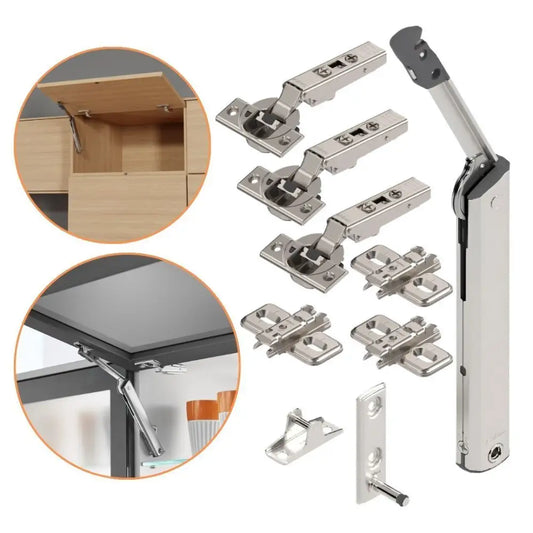 Kit Articulador Unilaretal Aventos Blum HK-XS | 3 Dobradiças Clip Top Blumotion | 20K1500 - Articuladores