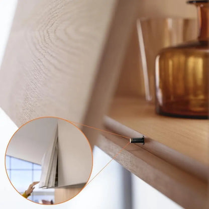 Kit Aventos Hk-Top 22K2700T - Cinza Claro/Inox Escovado - Articuladores