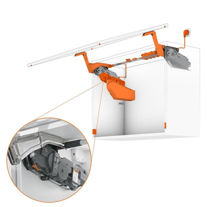 Kit Aventos HS com Servo-Drive | Altura 350 - 525mm Tipo C | Blum - Articuladores