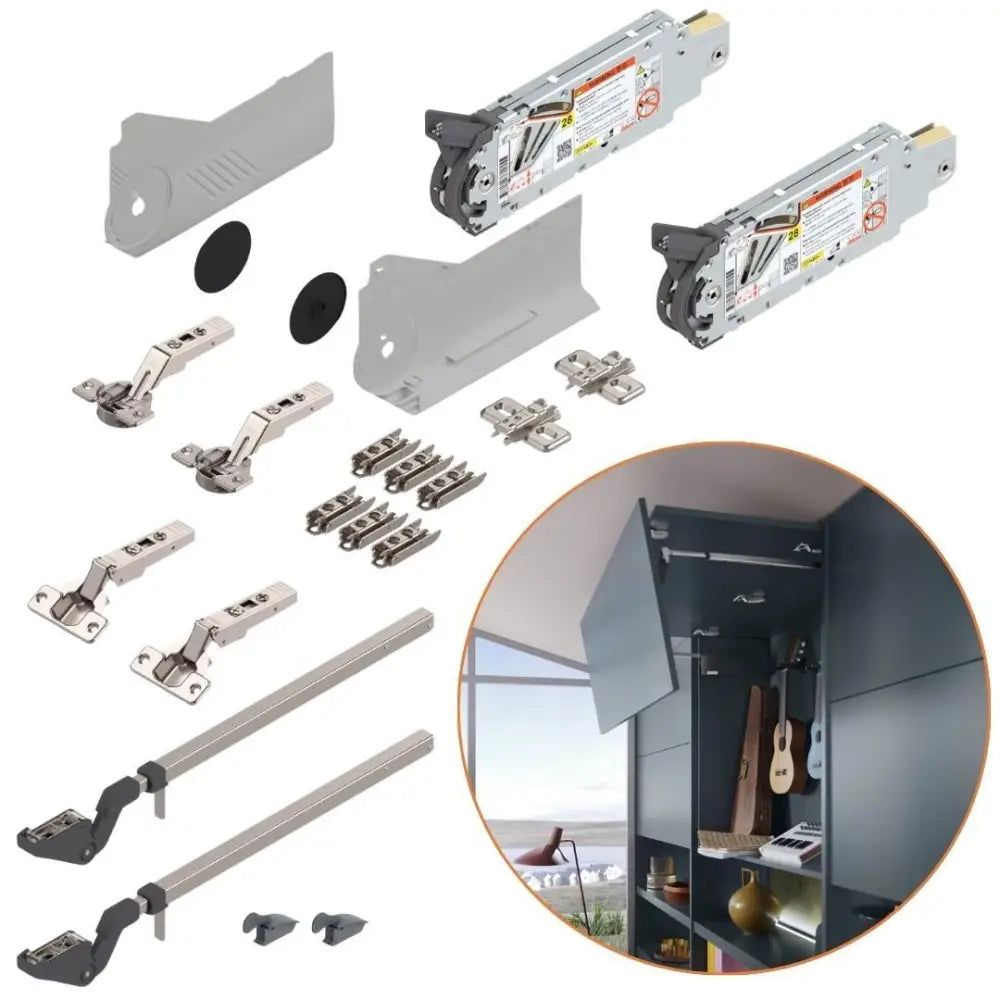 Kit Blum Aventos HF | Altura 760 - 1040mm (AC.25 + BC.39) - 31031528 - Articuladores