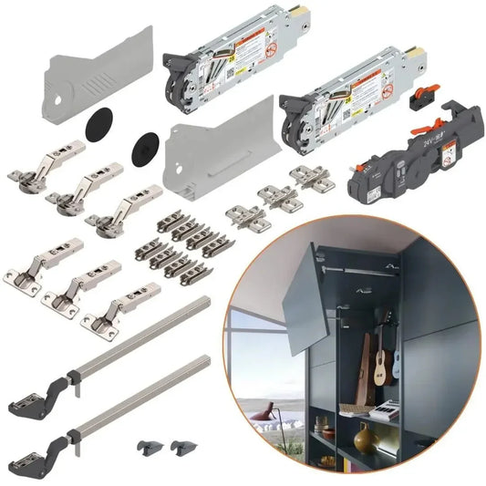 Kit Blum Aventos HF Servo-Drive | Altura 760 - 1040mm (AC.28+BC.39) - 31034896 - Lojamarceneiro