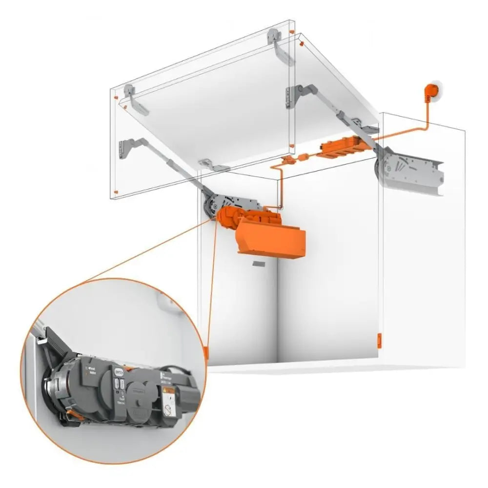 Kit Blum Aventos HF Servo-Drive | Altura 760 - 1040mm (AC.28 + BC.39) - 31034896 - Articuladores