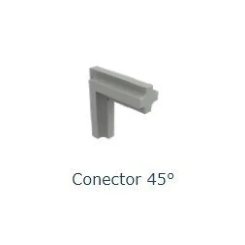 KIT CONECTOR 45° (LINK) - 8 UN. + 16 PARAFUSOS AÇO CORTEN MICROTX - Acessórios