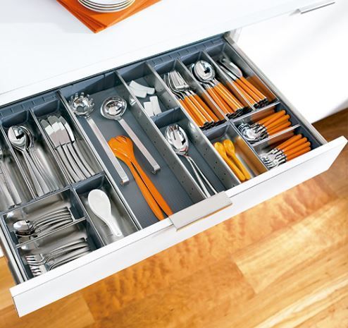 Kit Divisor De Talheres Orga-line 450x600mm P/ Tandembox (Preenchimento Total) - Utensílios e Organizadores