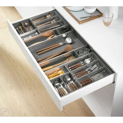 KIT DIVISOR DE TALHERES ORGA-LINE 450X600MM P/ TANDMEBOX (PREENCHIMENTO TOTAL) - Utensílios e Organizadores