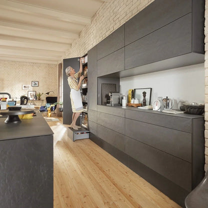 Kit Gaveta para Elevação Space Step c/ Blumotion - Kit Completo - Gavetas Metálicas