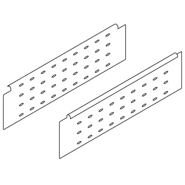 Lateral Matebox Boxside 450mm - Branco - Par - Corrediças