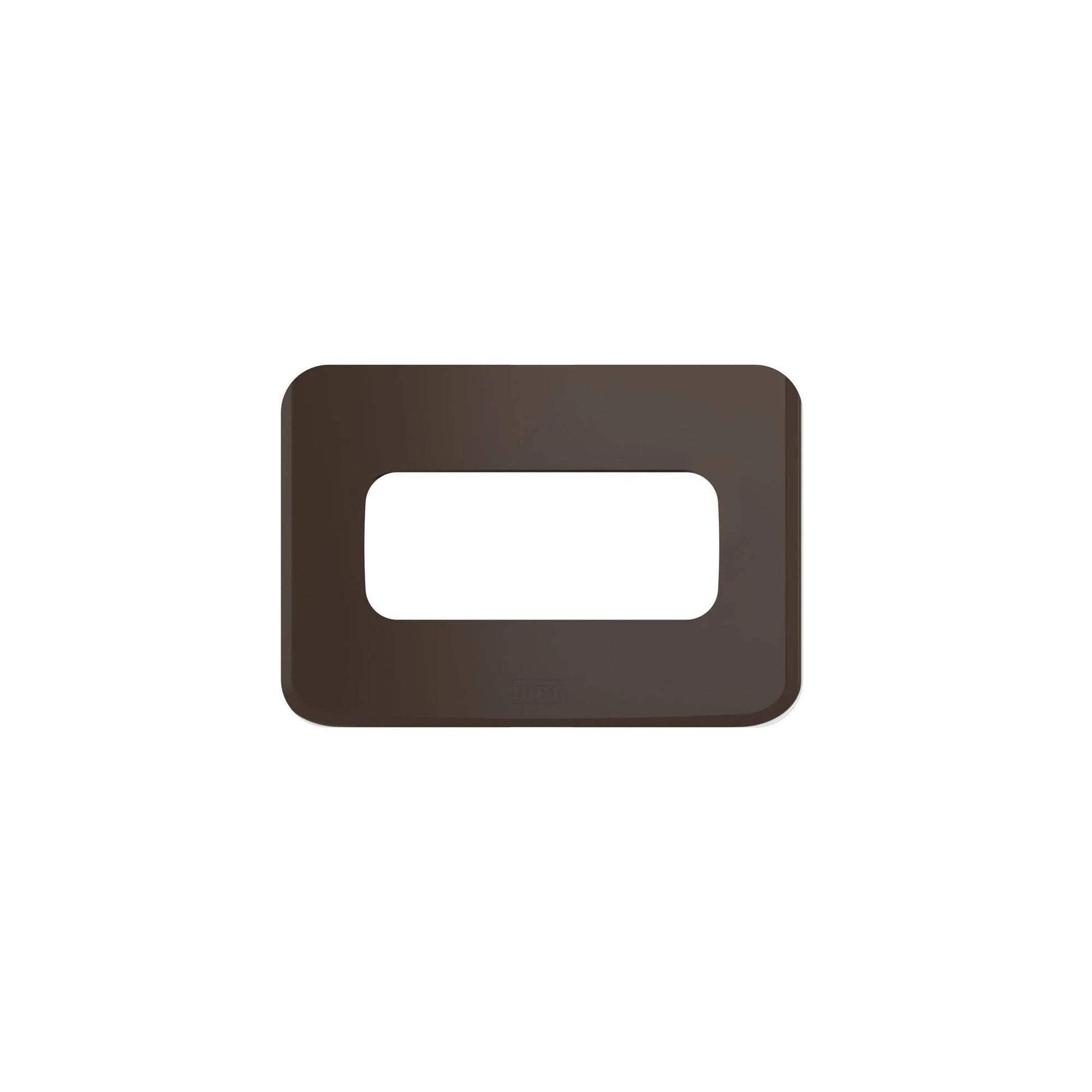 Miniplaca Para Tomada/Interruptor  1 Posição Marrom - Embutir - 14106692 WEG