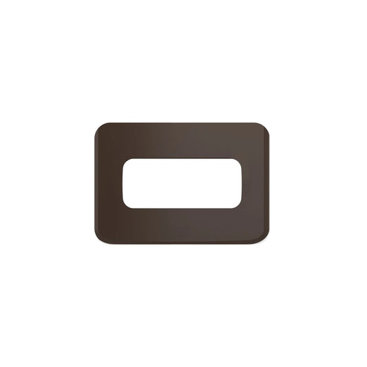 Miniplaca Para Tomada/Interruptor  1 Posição Marrom - Embutir - 14106692 WEG