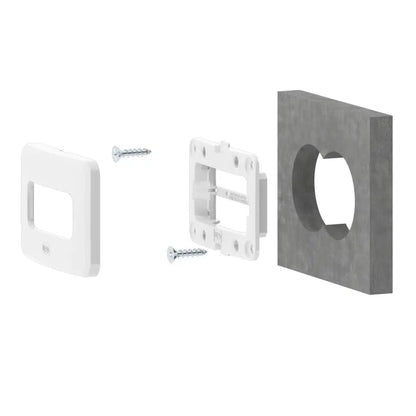 Miniplaca Para Tomada/ Interruptor 1 Posição Cinza - Embutir - 14796421 WEG