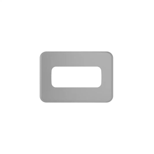 Miniplaca Para Tomada/ Interruptor 1 Posição Cinza - Embutir - 14796421 WEG