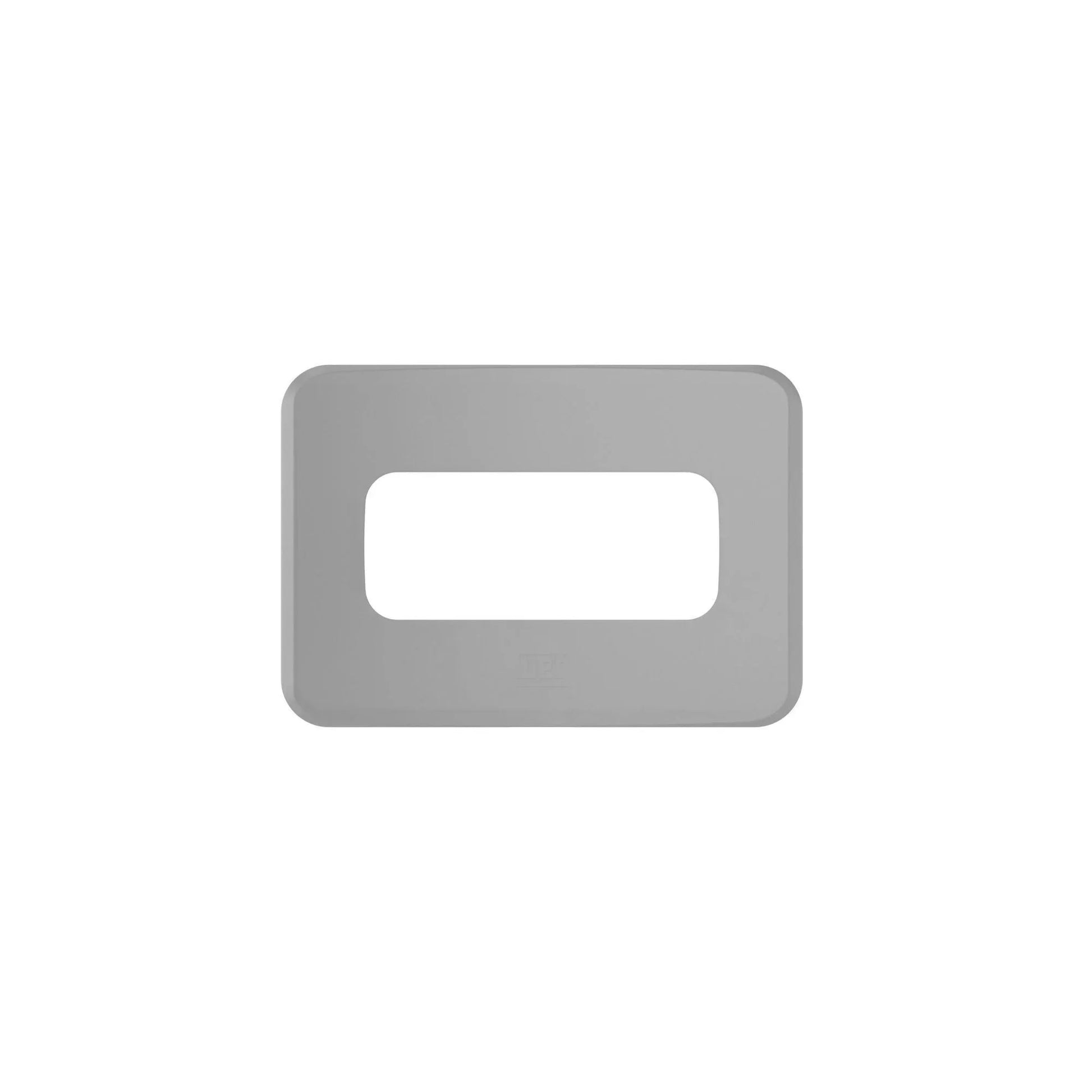 Miniplaca Para Tomada/ Interruptor 1 Posição Cinza - Embutir - 14796421 WEG