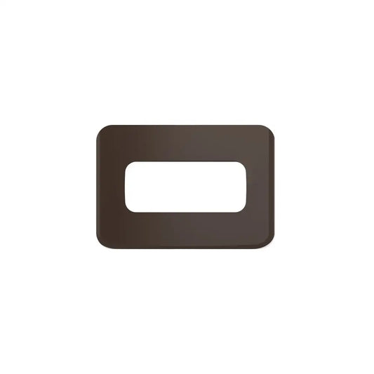 Miniplaca Para Tomada/Interruptor  1 Posição Marrom - Embutir - 14106692 WEG