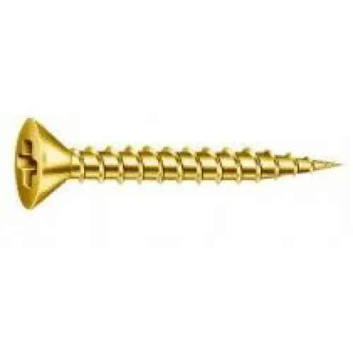 Parafuso 3,5X12mm Phillips Amarelo - Pct/20 - 955391001 - Fixadores