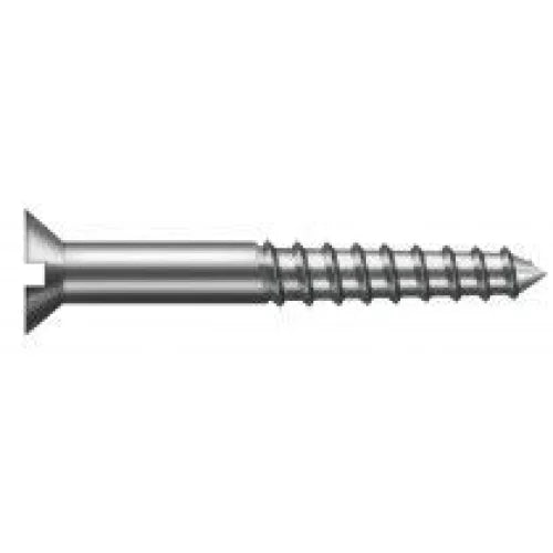 Parafuso 5,5X65mm Branco Para Madeira - Cx/100 - 41078101 - Fixadores