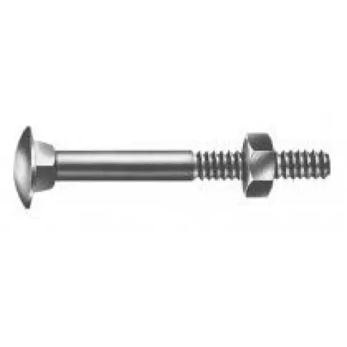 Parafuso Frances Com Porca 5/16X3 Pol - 10021800 - Fixadores
