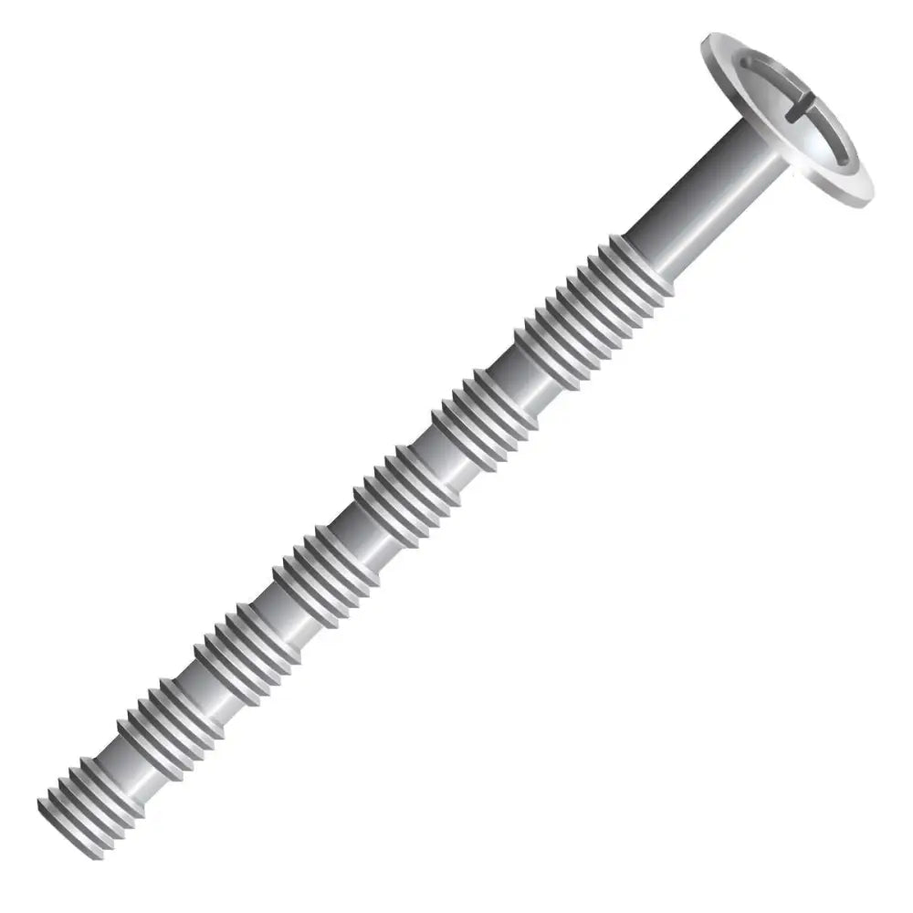 Parafuso para Puxador 4x35mm | Zincado Branco | Pct. com 10 - Fixadores
