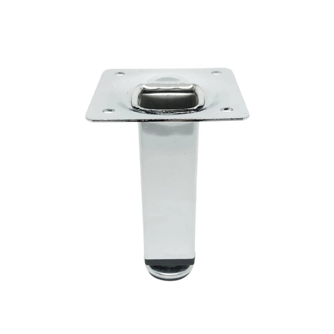 Pé Quadrado Aço 100mm | Para Móveis e Armários | Metalnox METALNOX
