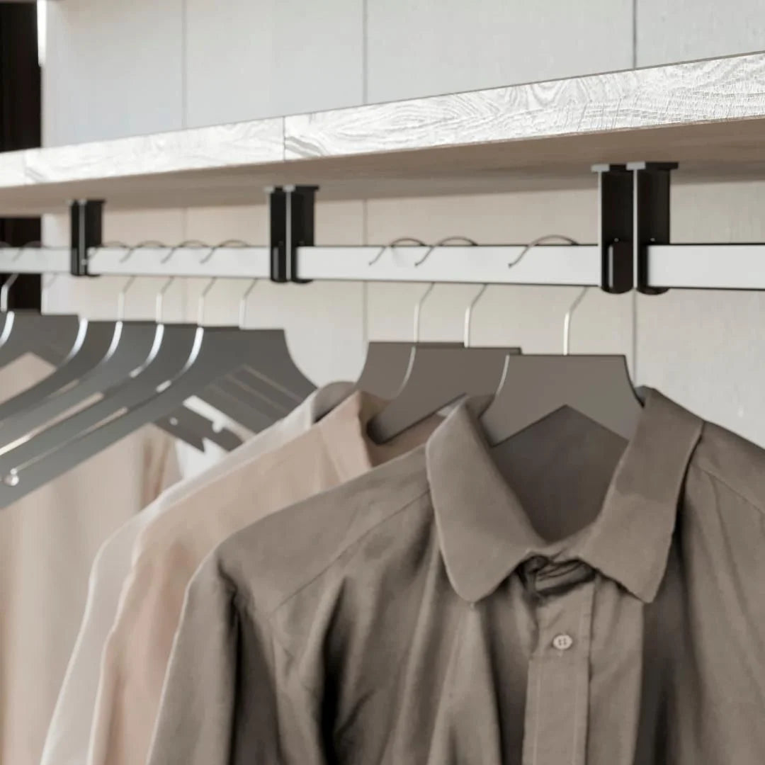 Perfil Alumínio Cabideiro Vesto | RM-282 | Champagne Claro | Barra 3 metros - Perfis