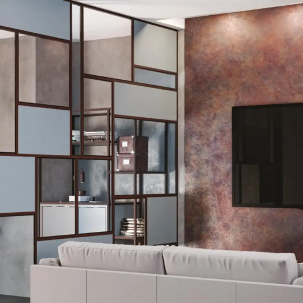 Perfil Alumínio Link 1 Aba | RM-284 | Aço Corten MicroTX | 3 Metros - Perfis