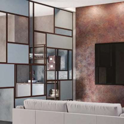 Perfil Alumínio Link 1 Aba | RM-284 | Aço Corten MicroTX | 3 Metros - Perfis