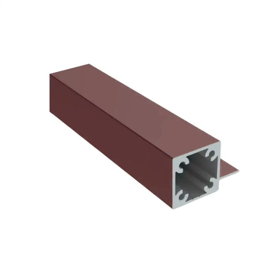 Perfil Alumínio Link 1 Aba | RM-284 | Aço Corten MicroTX | 3 Metros - Perfis