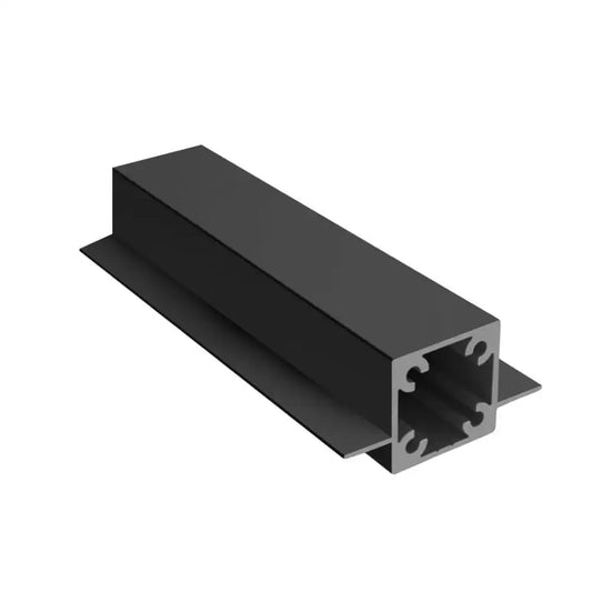 Perfil Alumínio Link 2 Abas | RM-311 | Anodizado Supra Preto | 3 Metros - Perfis