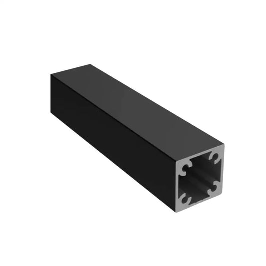 Perfil Alumínio Link Sem Aba | RM-283 | Anodizado Preto | 3 Metros - Perfis