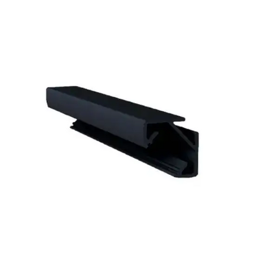 Perfil Canaleta para LED Canto 45° | RM-329 | Anodizado Preto | 3 Metros - Perfis