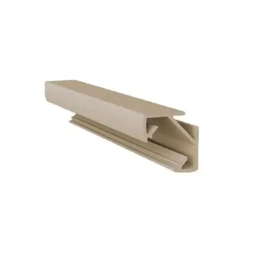 Perfil Canaleta para LED Canto 45° | RM-330 | Champagne Claro | 3 Metros - Perfis