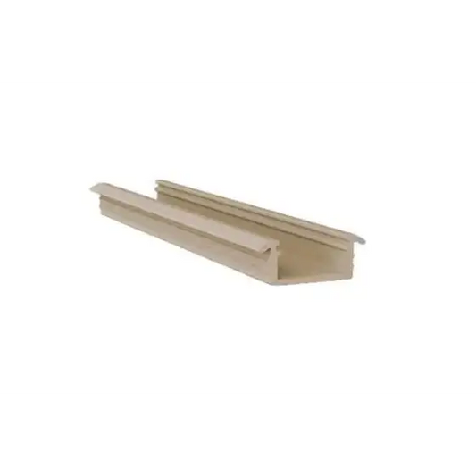 Perfil Canaleta para LED Embutido | RM-331 | Champagne Claro | Barra 3 metros - Perfis