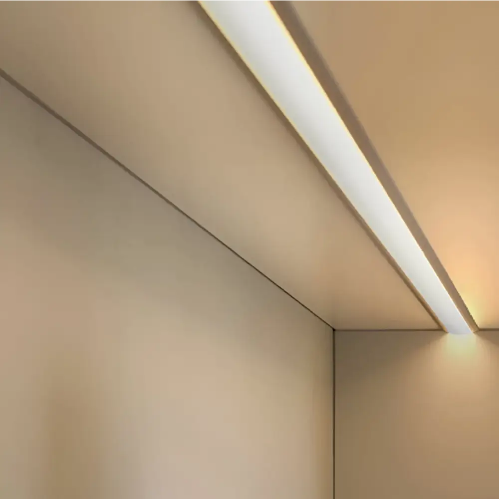 Perfil Canaleta para LED Embutido | RM-331 | Supra Natural | 3 Metros - Perfis