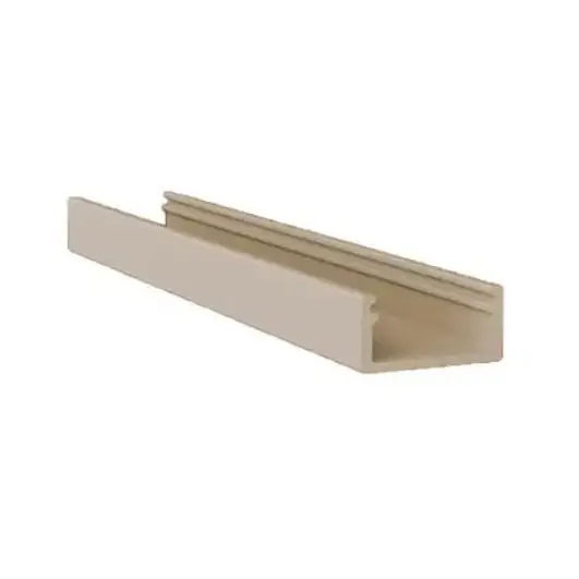 Perfil Canaleta para LED Sobreposto | RM-329 | Champagne Claro | 3 Metros - Perfis