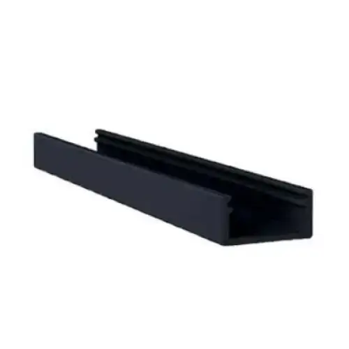 Perfil Canaleta para LED Sobreposto | RM-329 | Preto | Barra 3 Metros - Perfis