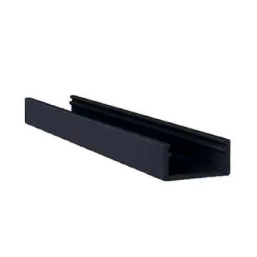 Perfil Canaleta para LED Sobreposto | RM-329 | Preto | Barra 3 Metros - Perfis