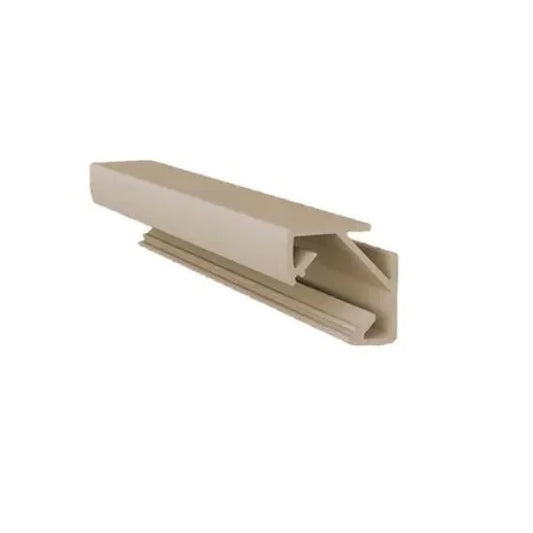Perfil Canaleta para LED Canto 45° | RM-330 | Champagne Claro | 3 Metros - Perfis
