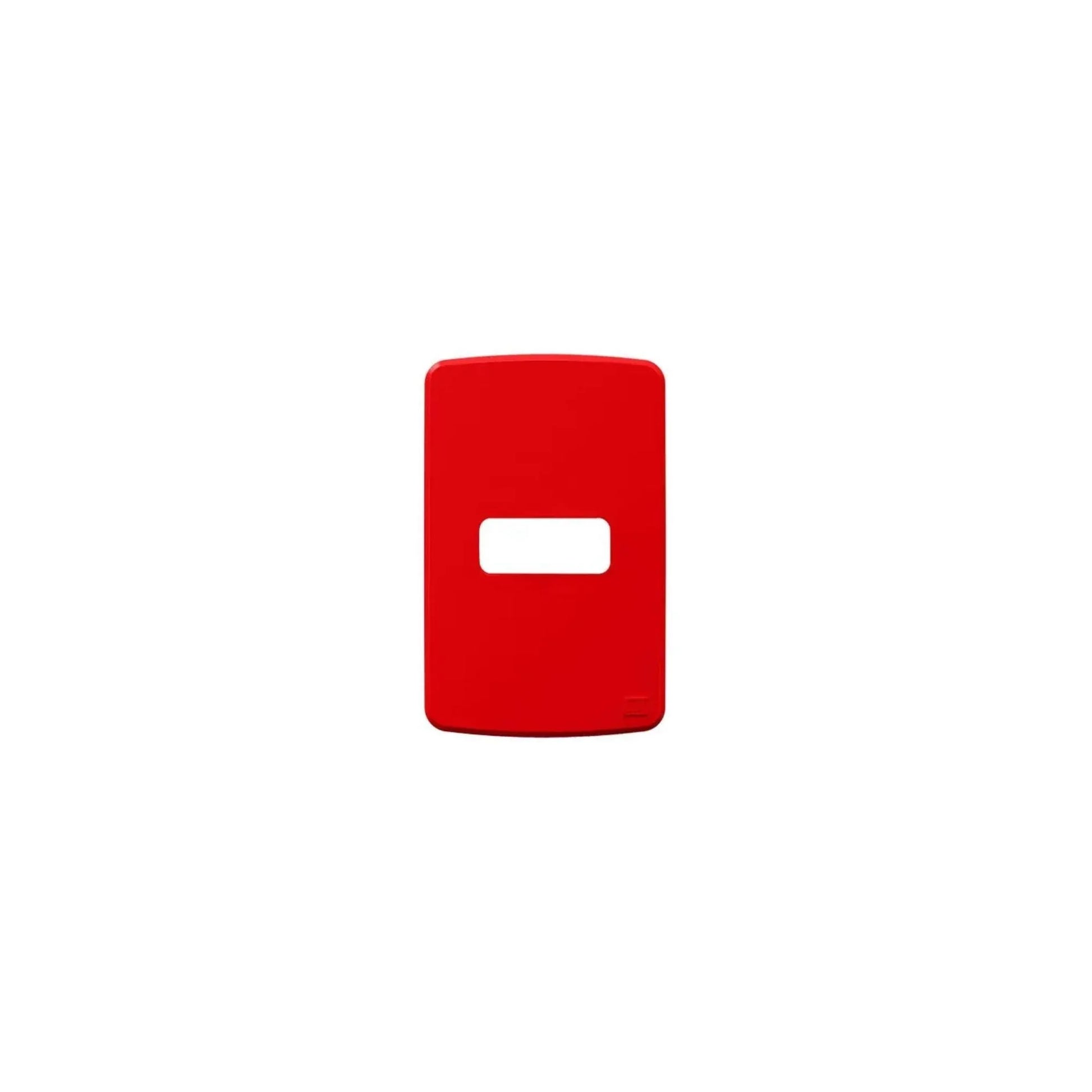 Placa 4X2" 1 Posição Compose Vermelho - 13207320 WEG