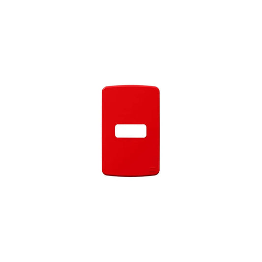 Placa 4X2" 1 Posição Compose Vermelho - 13207320 WEG