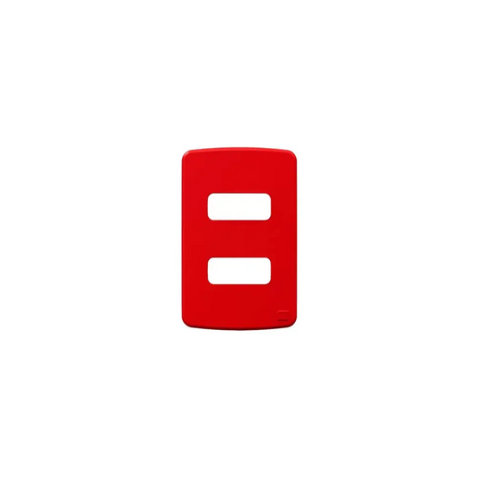 Placa 4X2" 2 Posições Compose Vermelho - 13207353 WEG