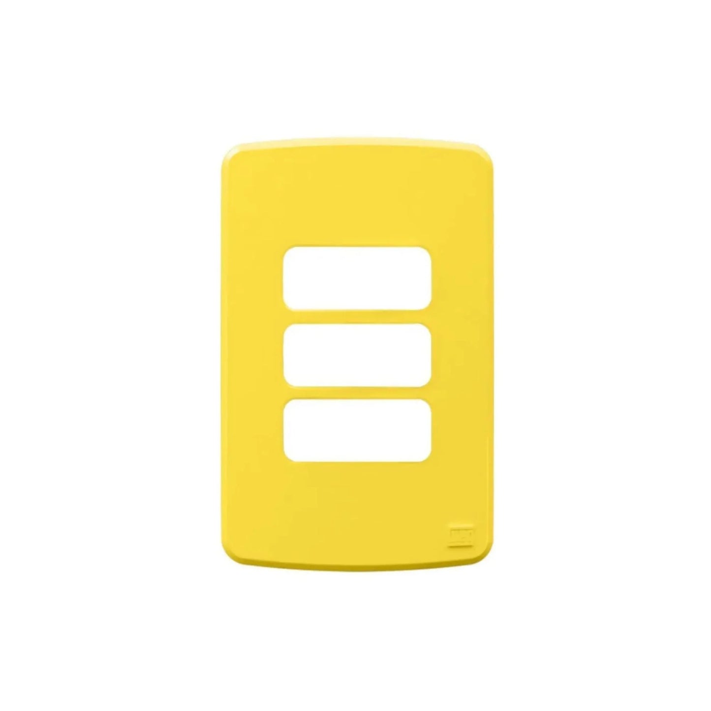 Placa 4X2" 3 Posições Compose Amarelo - 13207605 WEG