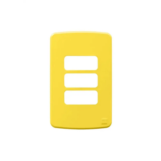 Placa 4X2" 3 Posições Compose Amarelo - 13207605 WEG