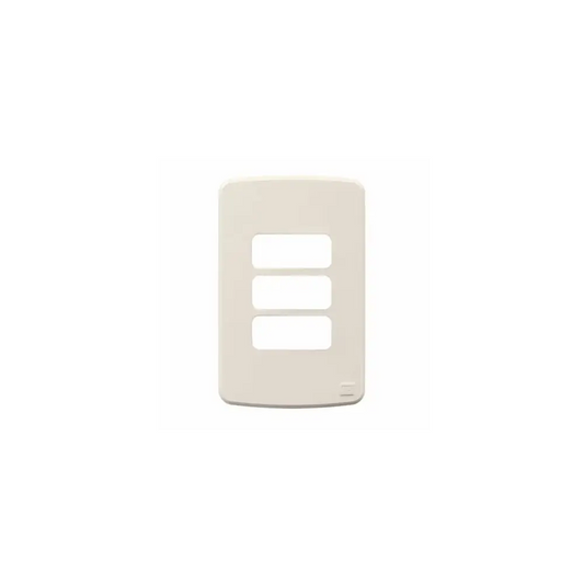 Placa 4X2’’ 3 Posições Compose Marfim - 13207605 - Placas