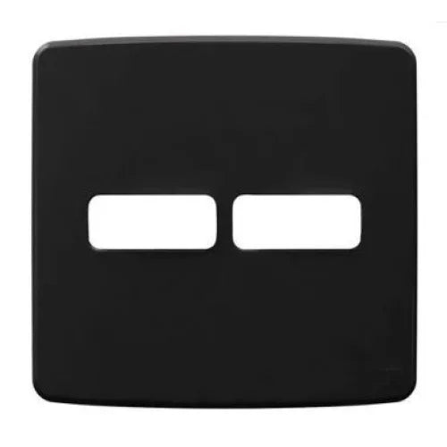 Placa 4X4" 2 Posições (1+1) Compose Preto - 13207694 WEG