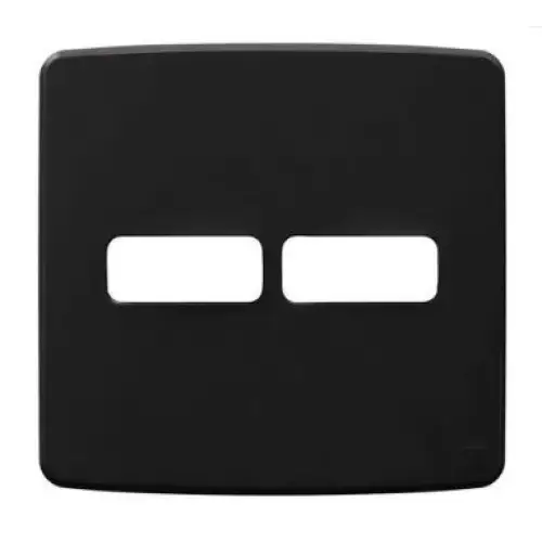 Placa 4X4" 2 Posições (1+1) Compose Preto - 13207694 WEG