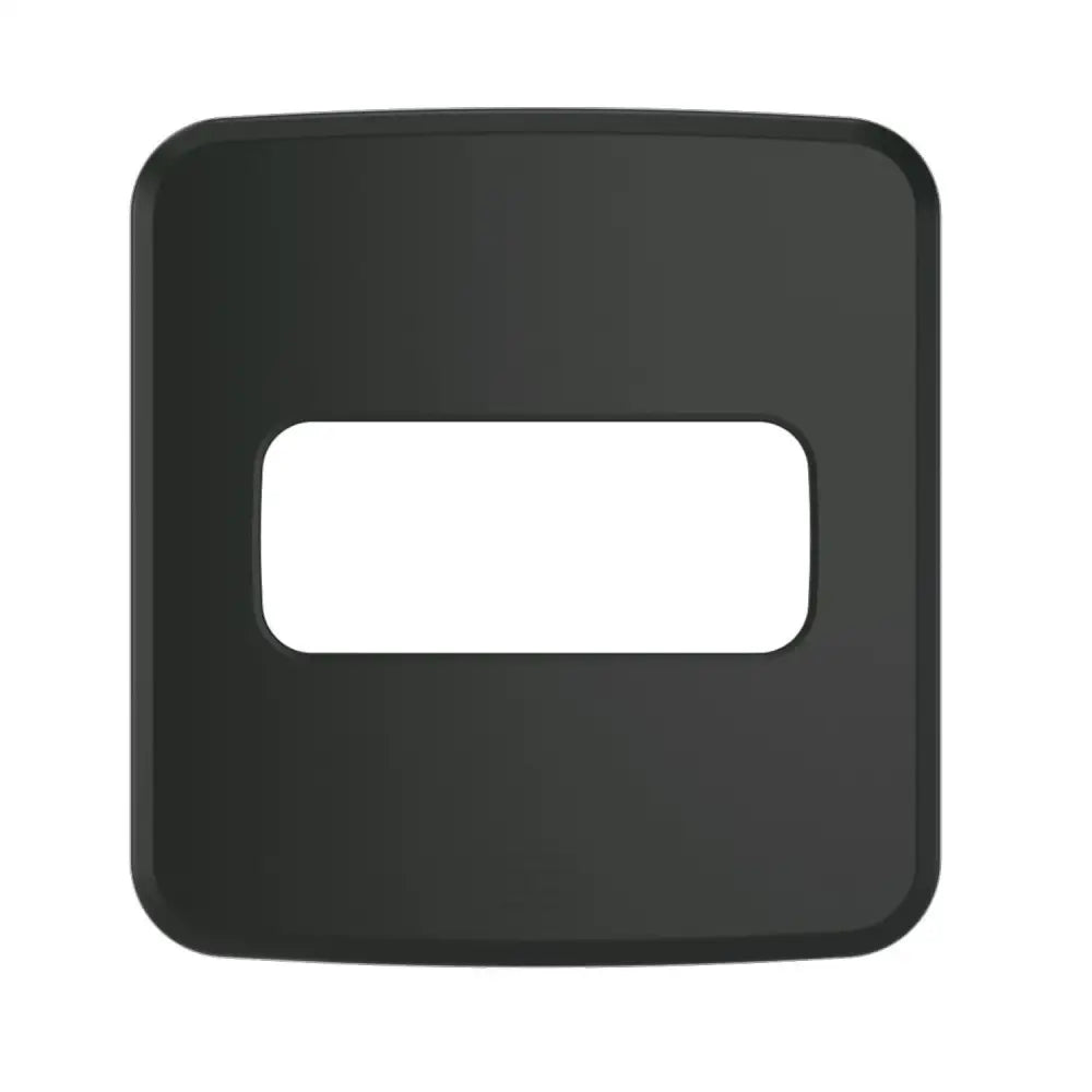 Placa Para Tomada/Interruptor 1 Poisção Preto - Embutir - 13668705 - Placas