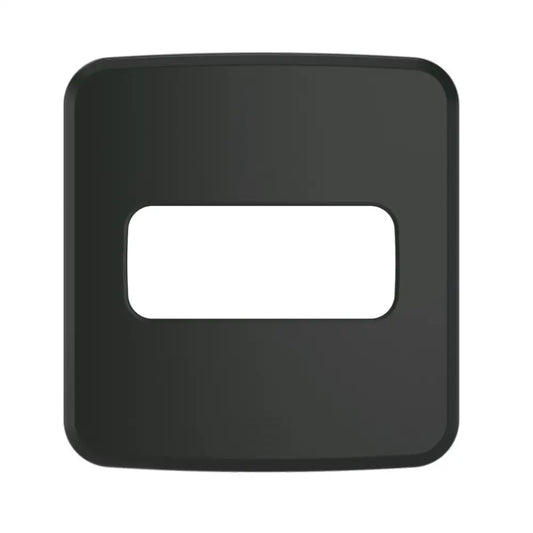 Placa Para Tomada/Interruptor 1 Poisção Preto - Embutir - 13668705 - Placas
