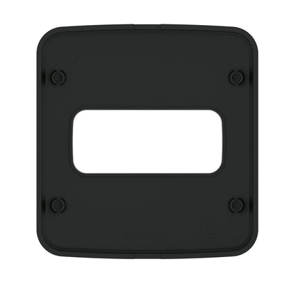 Placa Para Tomada/Interruptor 1 Poisção Preto - Embutir - 13668705 - Placas