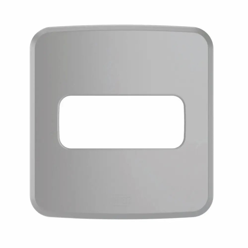 Placa Para Tomada/Interruptor 1 Posição Cinza - Embutir - 14982983 WEG