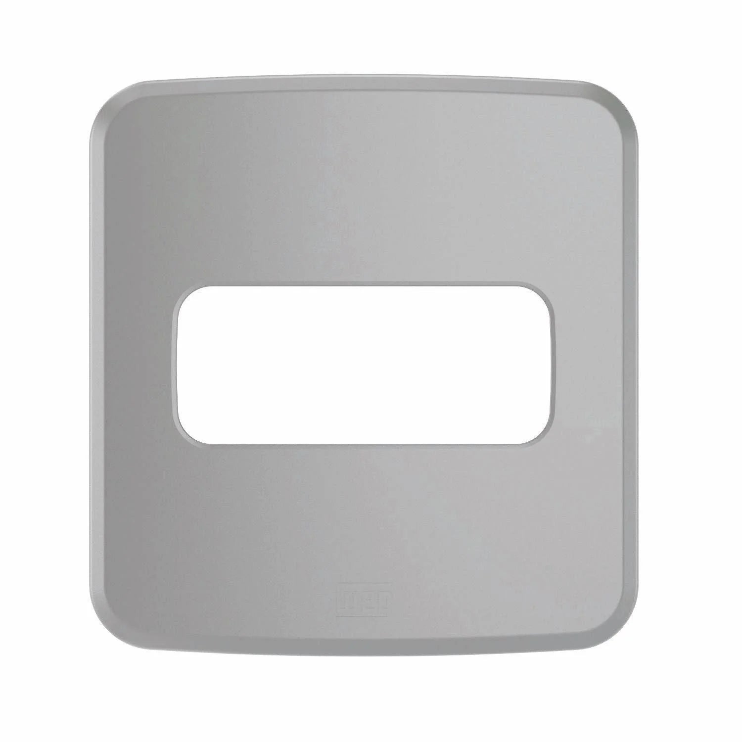 Placa Para Tomada/Interruptor 1 Posição Cinza - Embutir - 14982983 WEG
