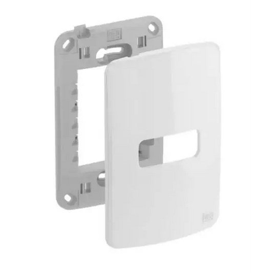 Placa + Suporte 4x2" 1 Posição Compose - Branco - 1 unidade WEG